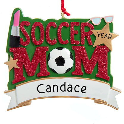 Soccer Mom Christmas Ornament