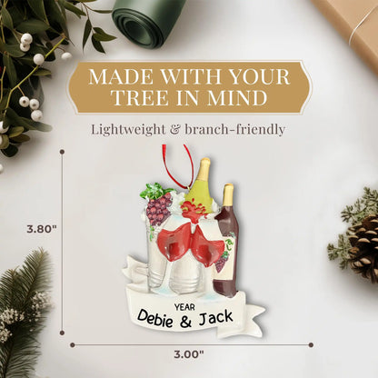 Wine Lover Christmas Ornament