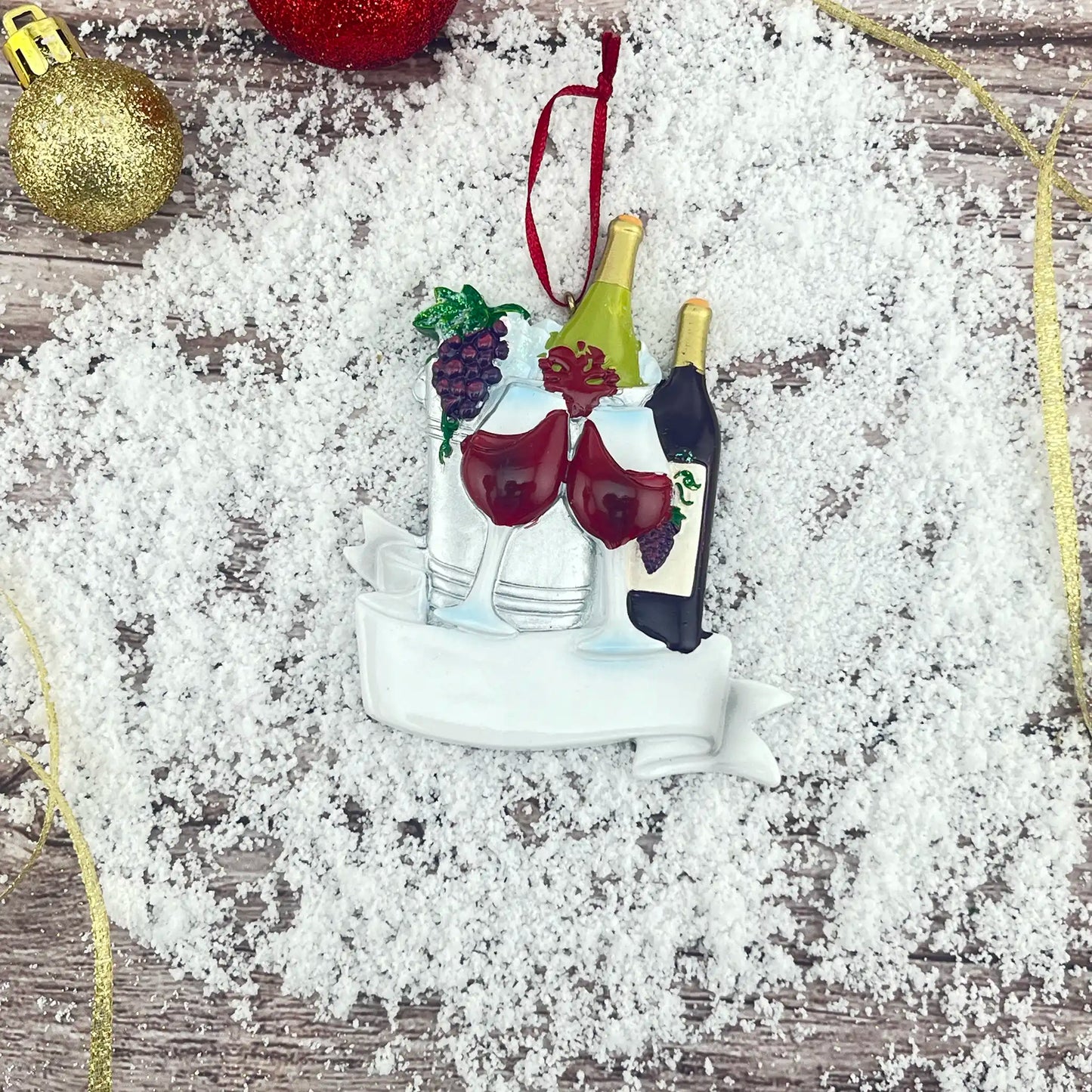 Wine Lover Christmas Ornament