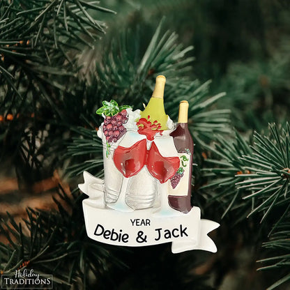 Wine Lover Christmas Ornament