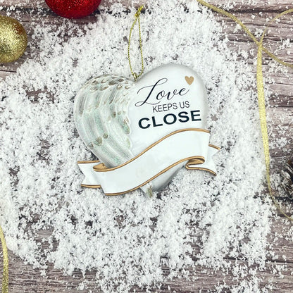 Adorno personalizado conmemorativo de amor