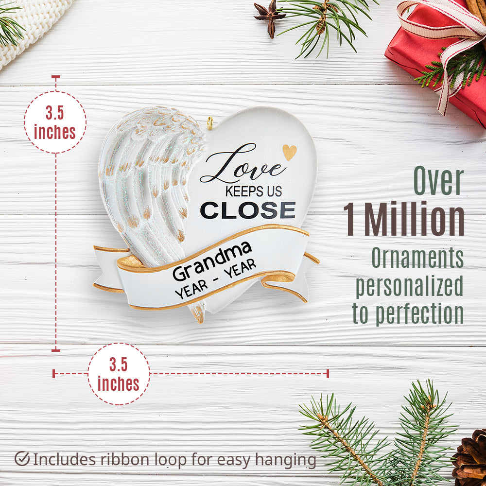 Memorial Love Christmas Ornament