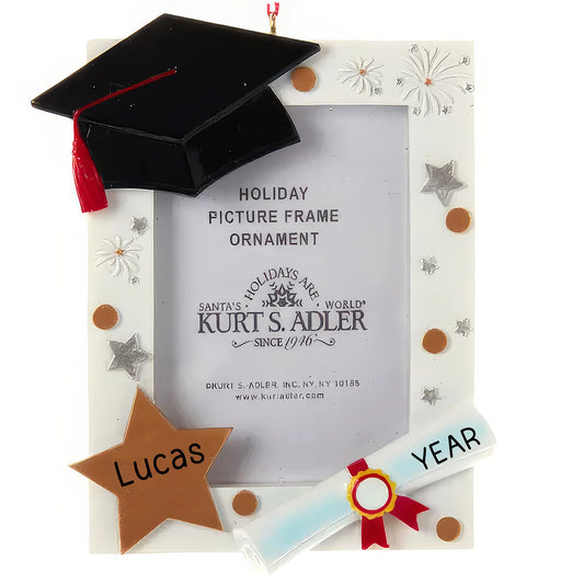 Graduation Photo Frame Christmas Ornament