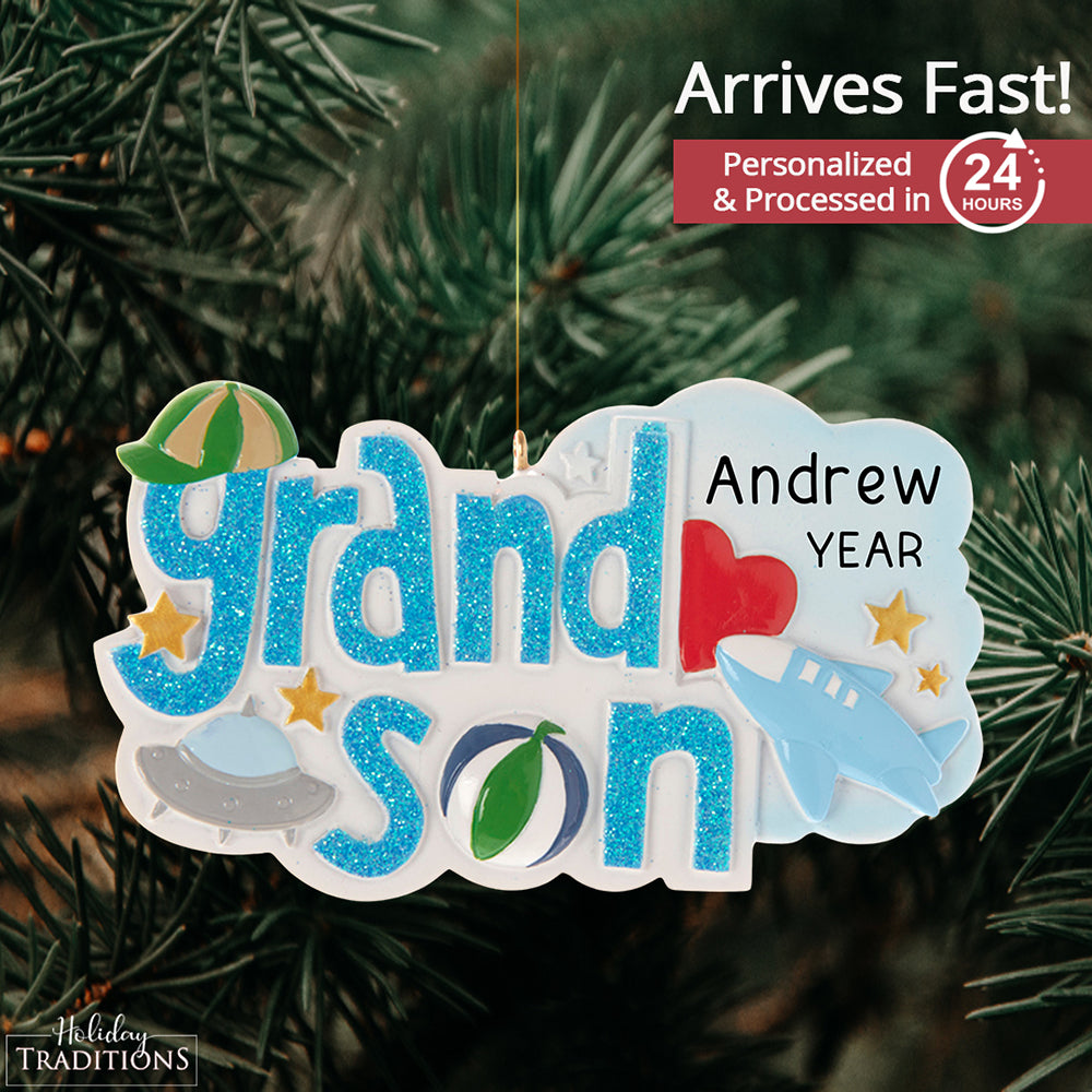 Grandson Christmas Ornament