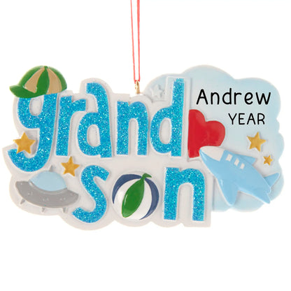 Grandson Christmas Ornament