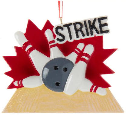 Bowling Strike Christmas Ornament