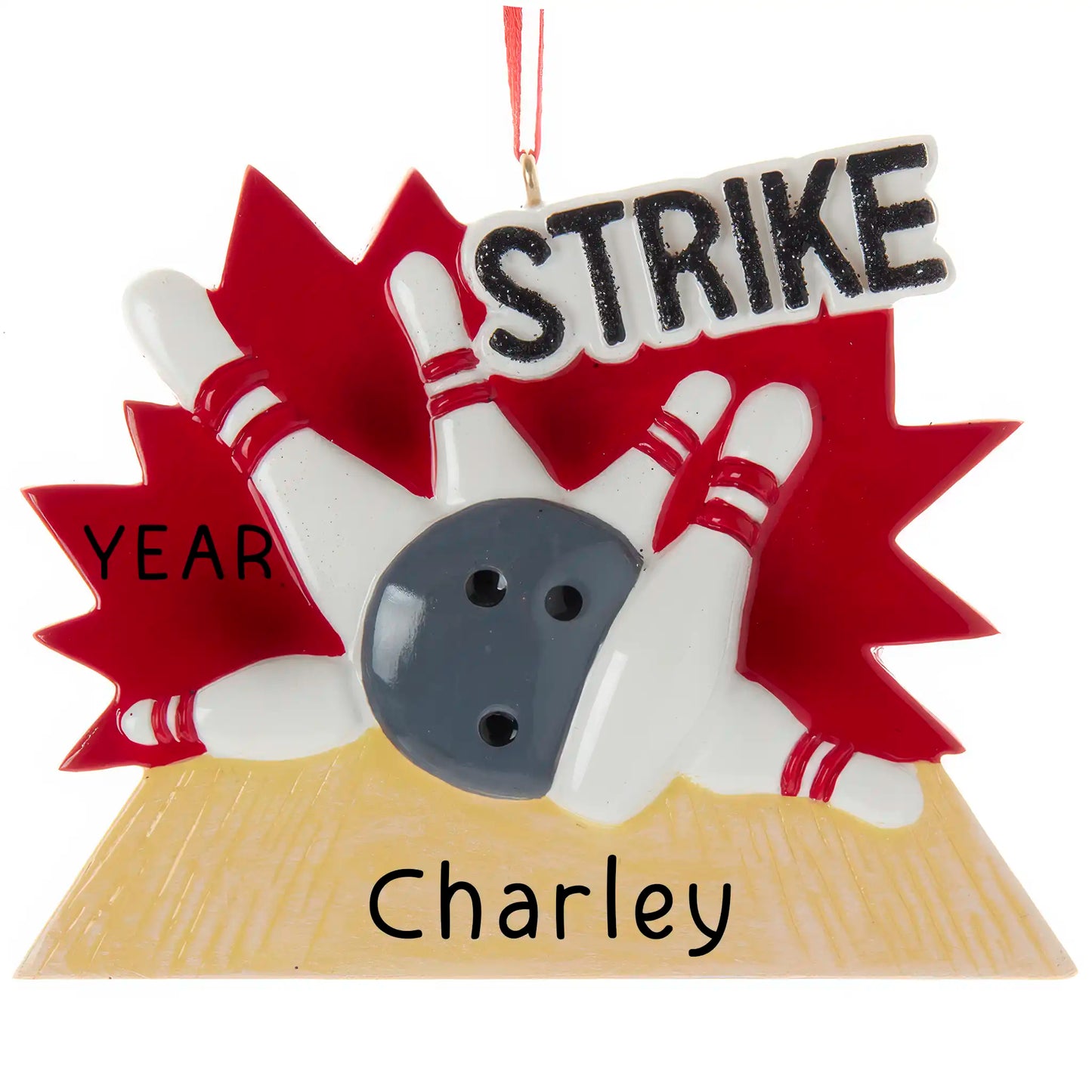 Bowling Strike Christmas Ornament