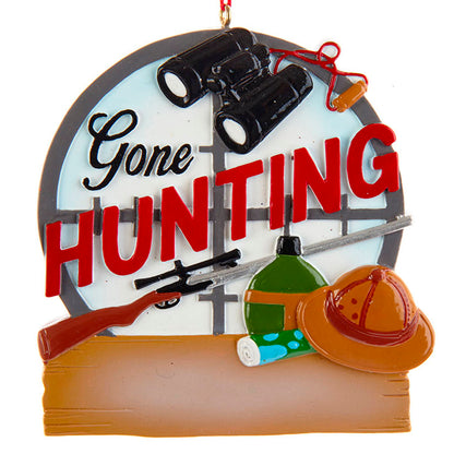 Gone Hunting Christmas Ornament