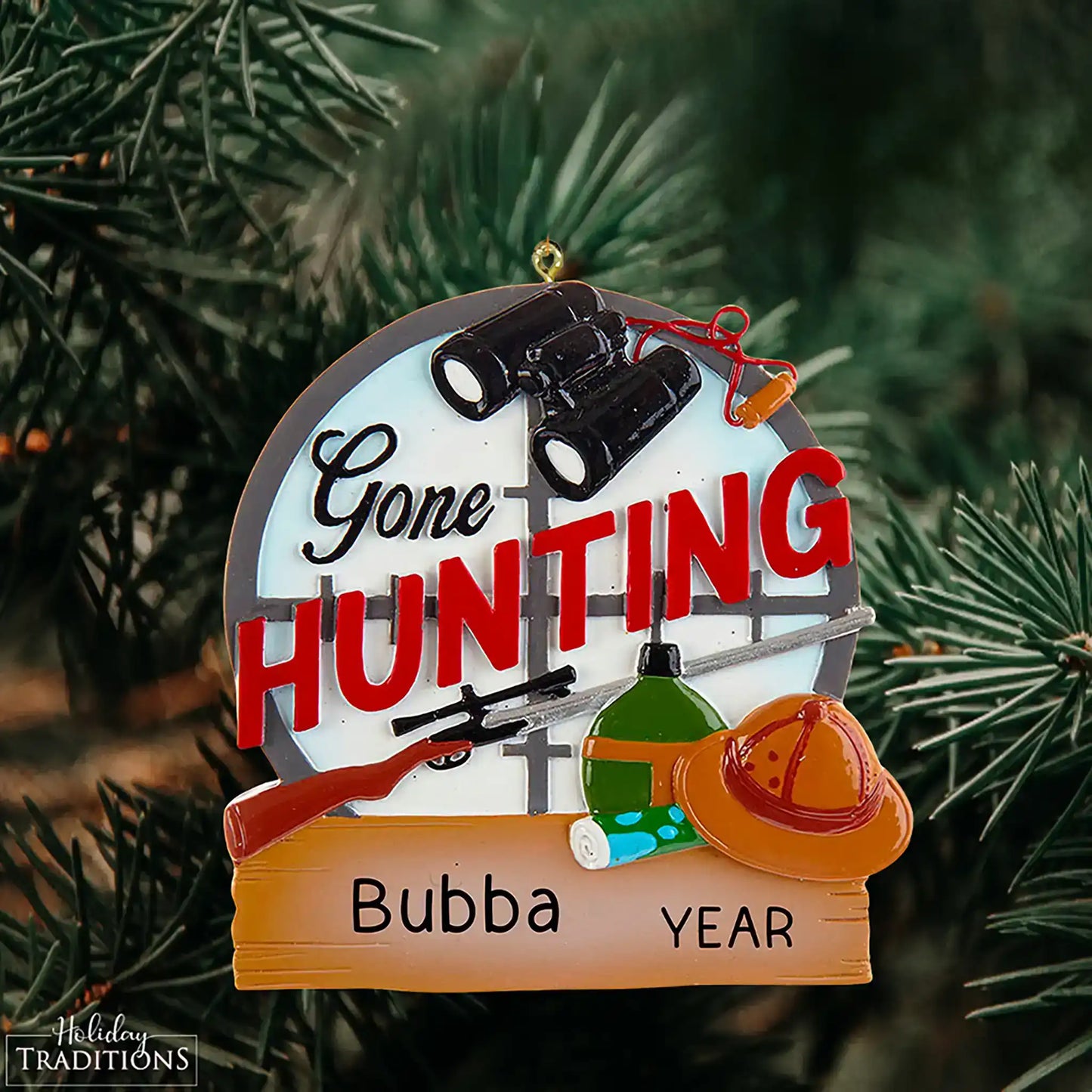 Adorno navideño "Gone Hunting"