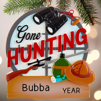 Adorno navideño "Gone Hunting"