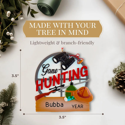 Adorno navideño "Gone Hunting"