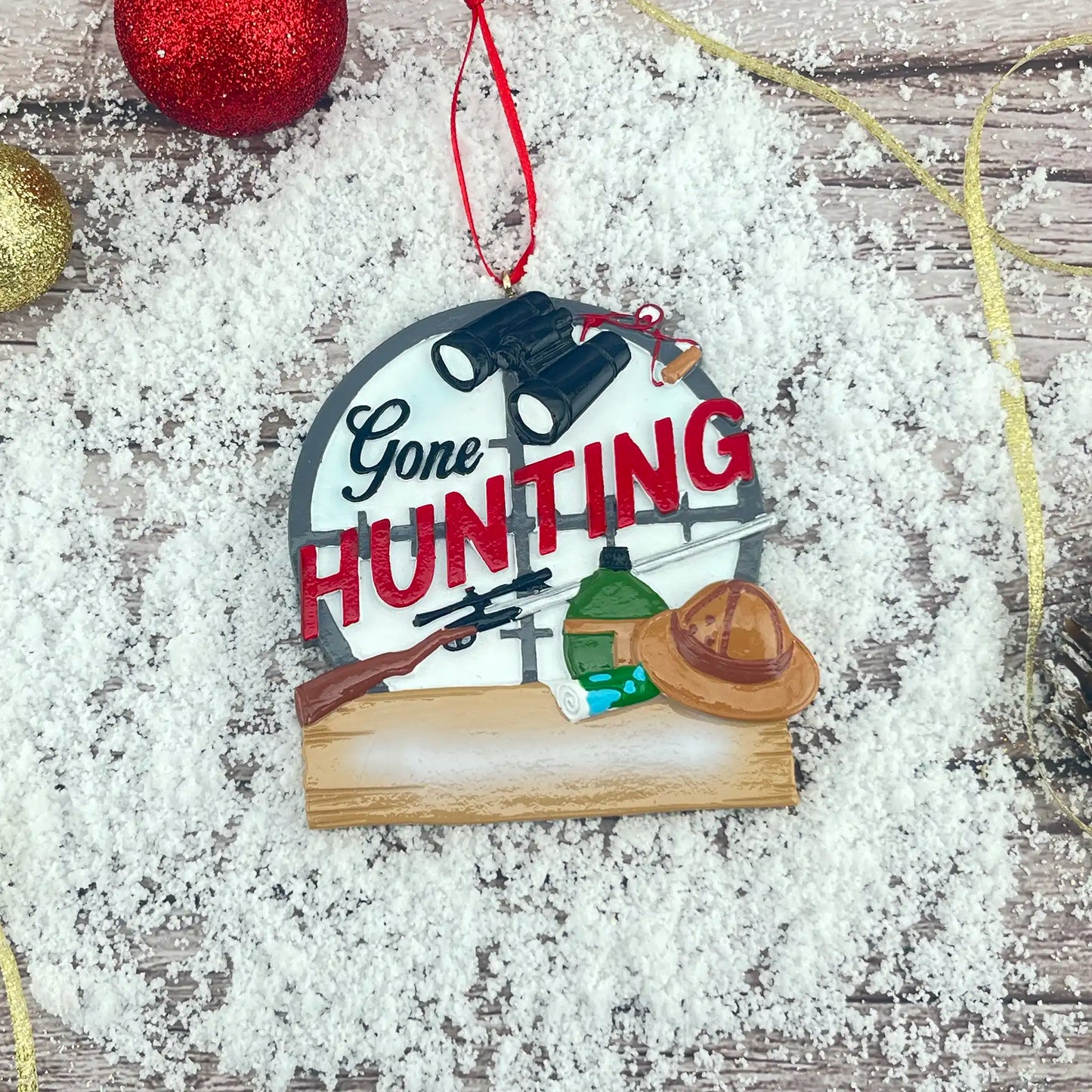 Adorno navideño "Gone Hunting"