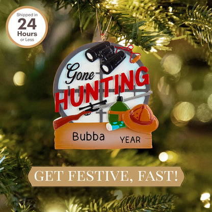 Adorno navideño "Gone Hunting"