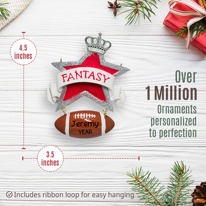 Fantasy Football Christmas Ornament