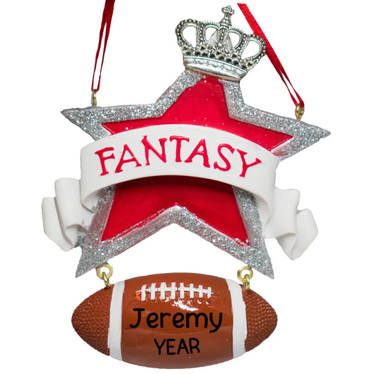 Fantasy Football Christmas Ornament