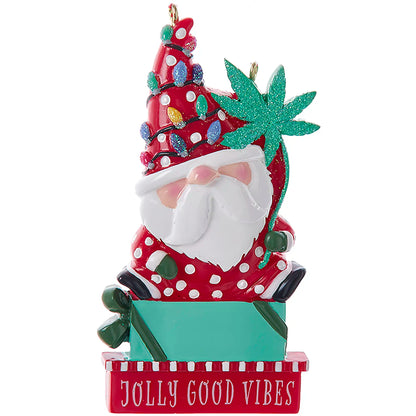 Cannabis Santa Christmas Ornament