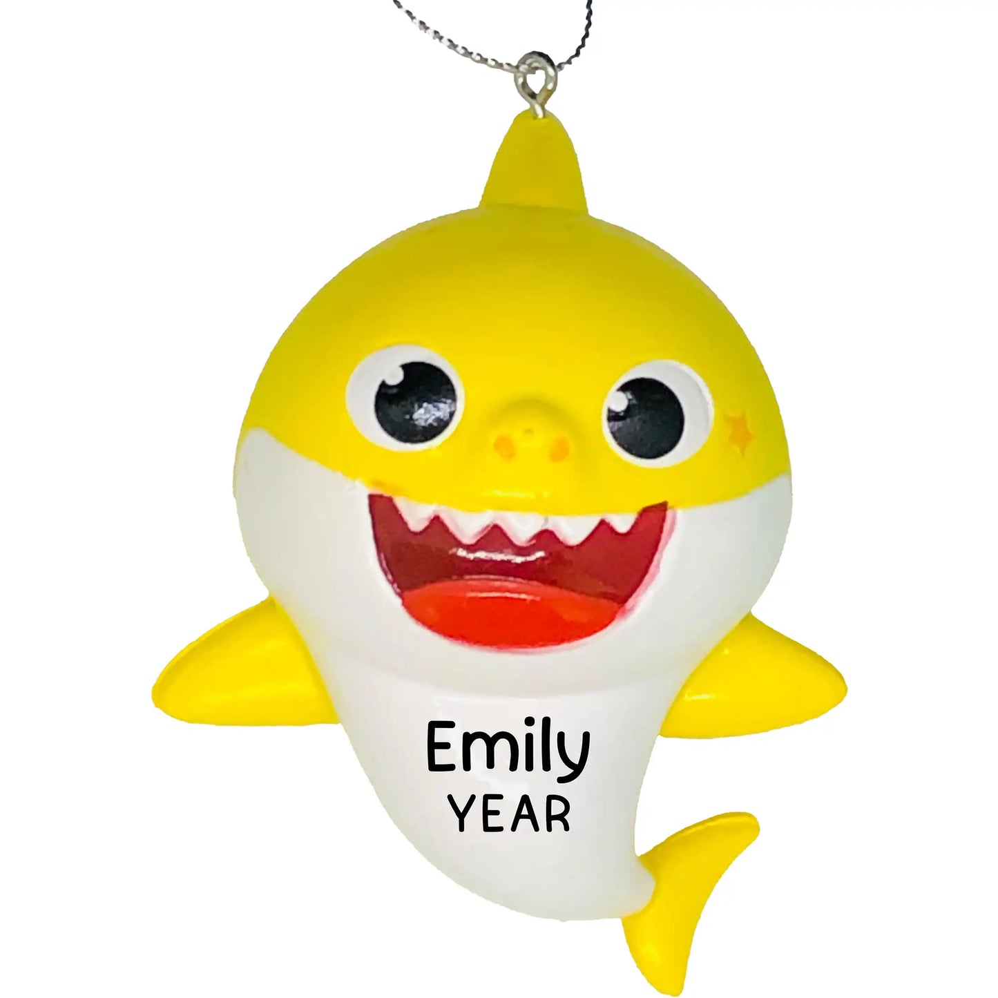 Baby Shark Yellow Christmas Ornament