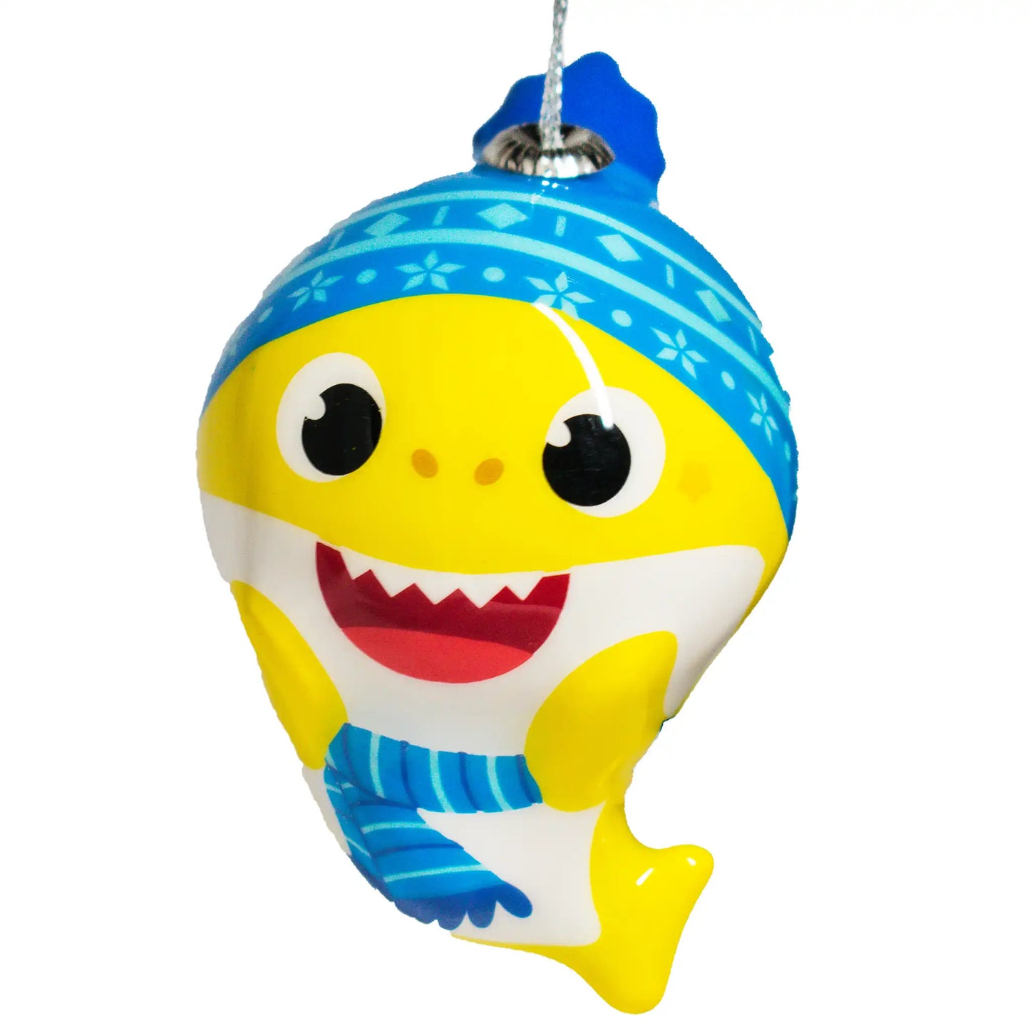 Baby Shark Winter Christmas Ornament