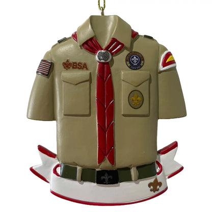 Boy Scouts Personalized Ornament - Banner