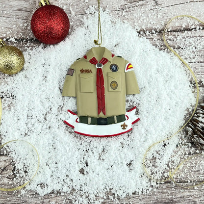 Boy Scouts Personalized Ornament - Banner