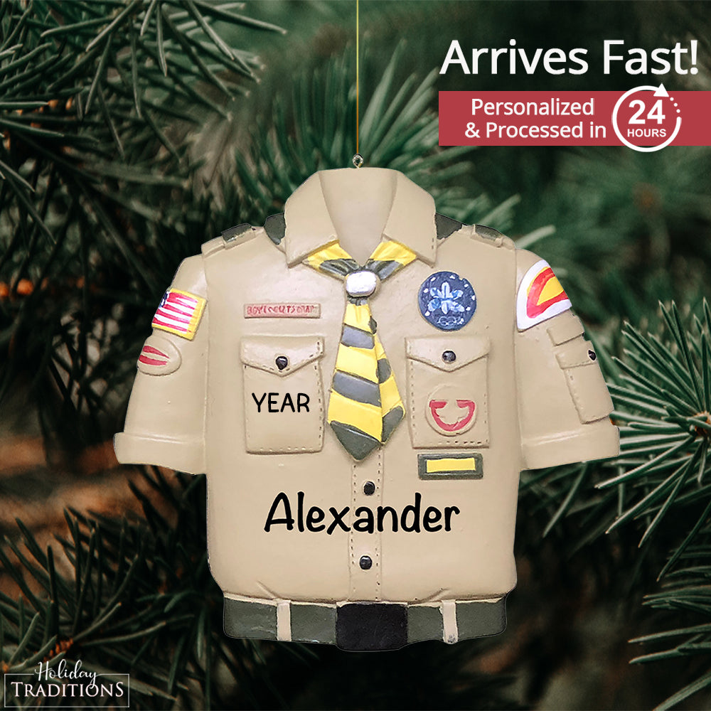 Boy Scouts Christmas Ornament