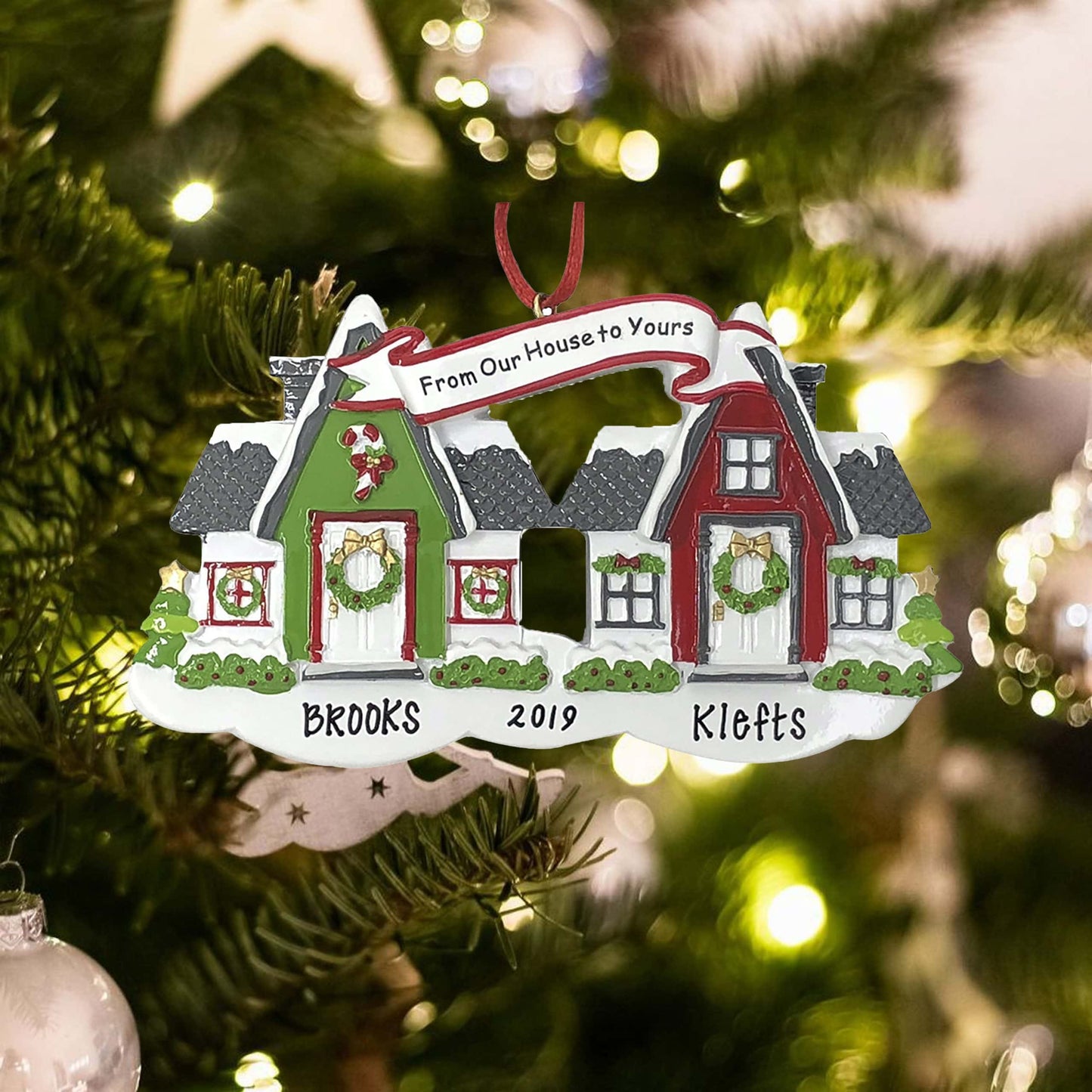 C6460 Personalized Neighbors Christmas Ornament