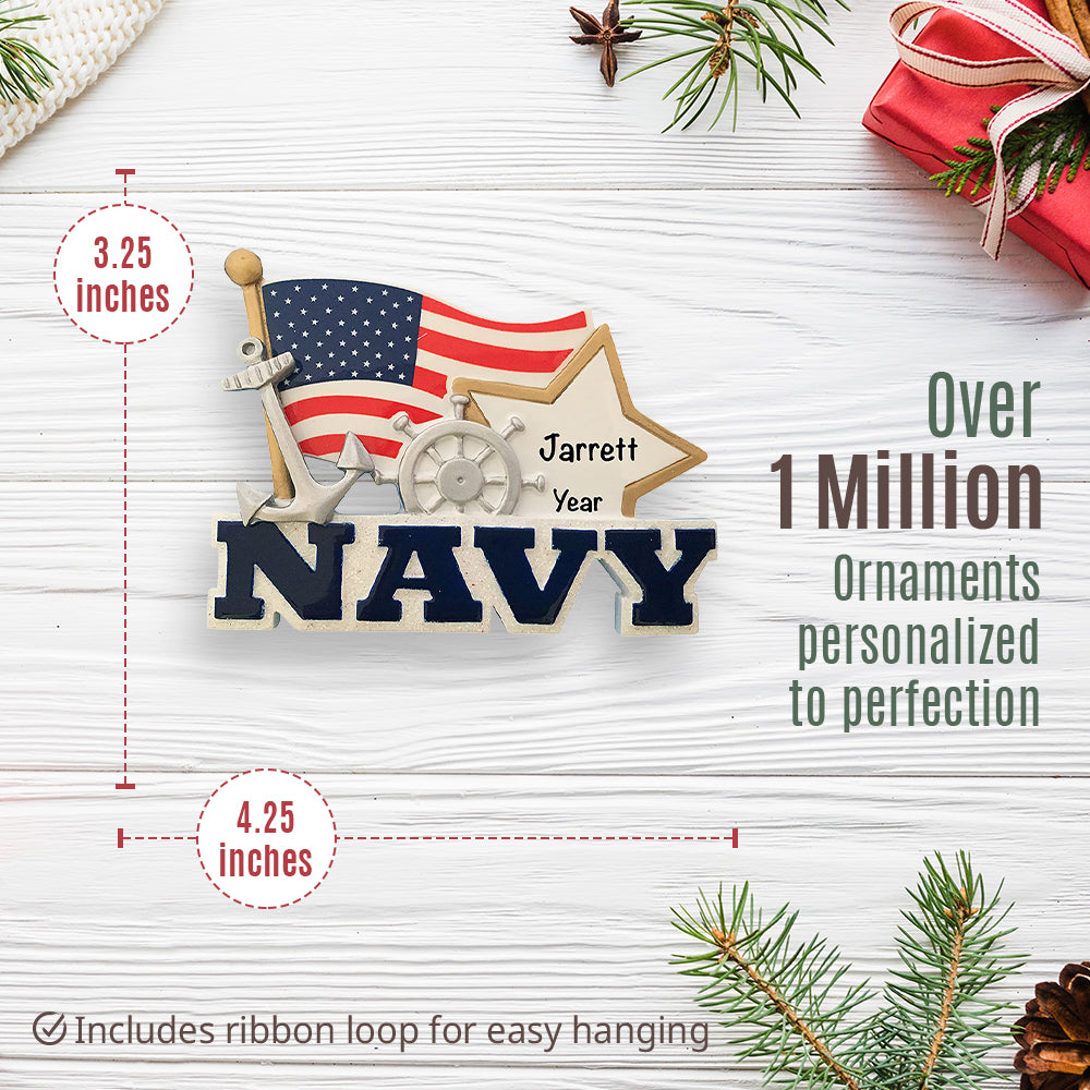 U.S. Navy Christmas Ornament