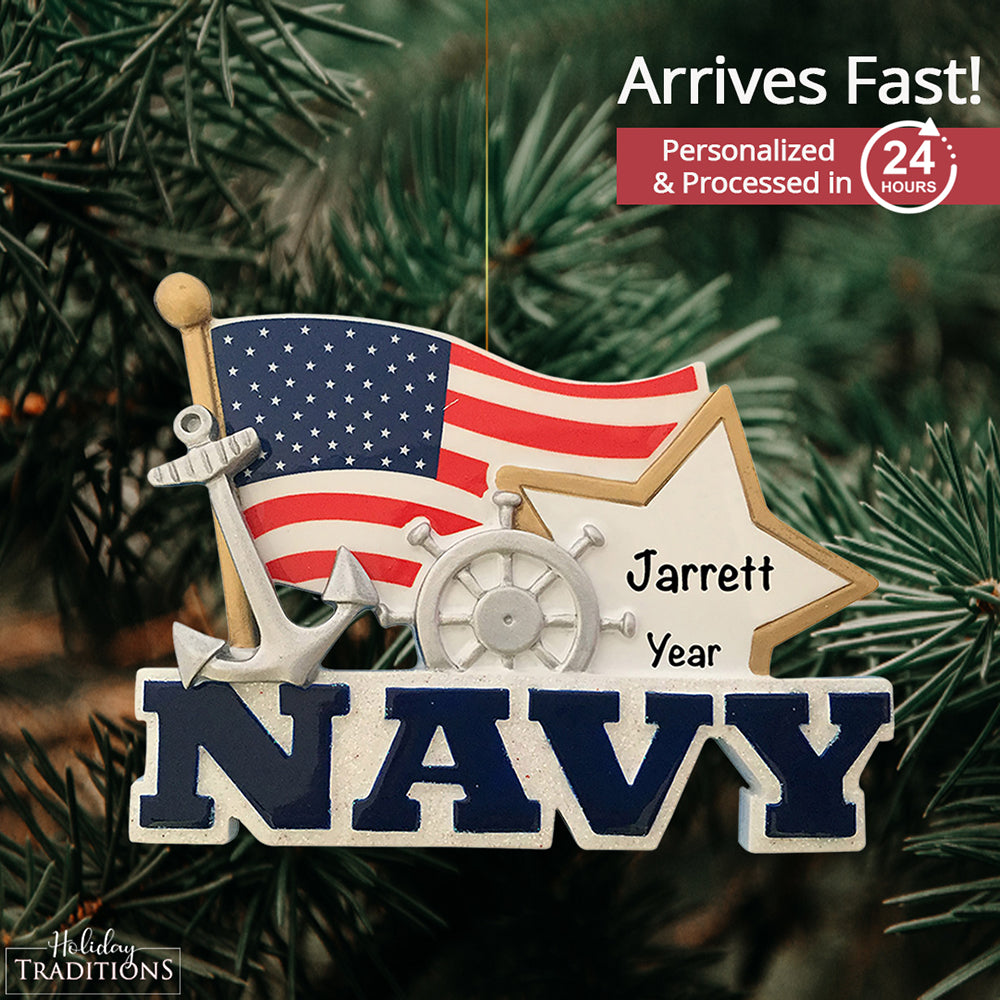 U.S. Navy Christmas Ornament