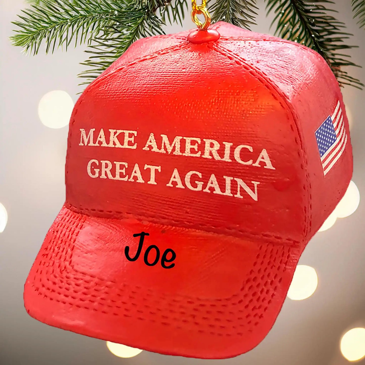 Adorno personalizado de gorra MAGA Trump 2024