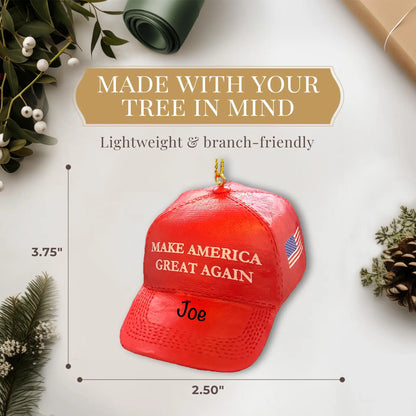 Adorno personalizado de gorra MAGA Trump 2024
