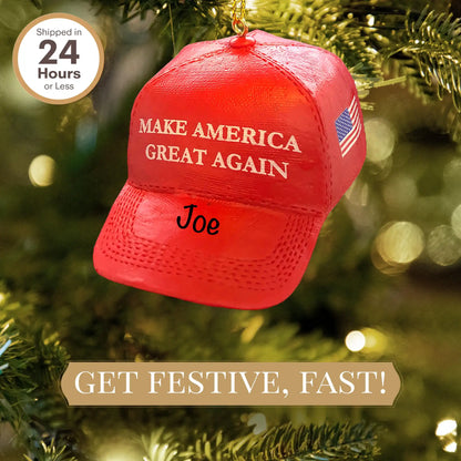 Adorno personalizado de gorra MAGA Trump 2024