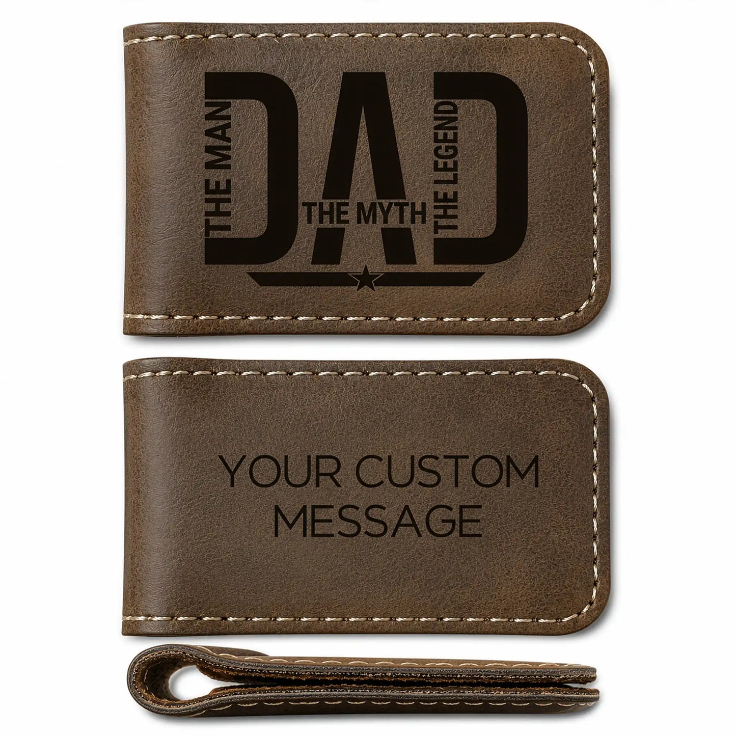 Personalized Dad Money Clip