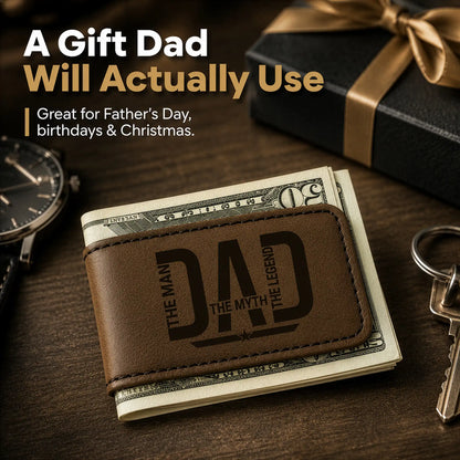 Personalized Dad Money Clip