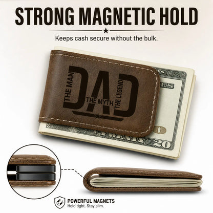 Personalized Dad Money Clip