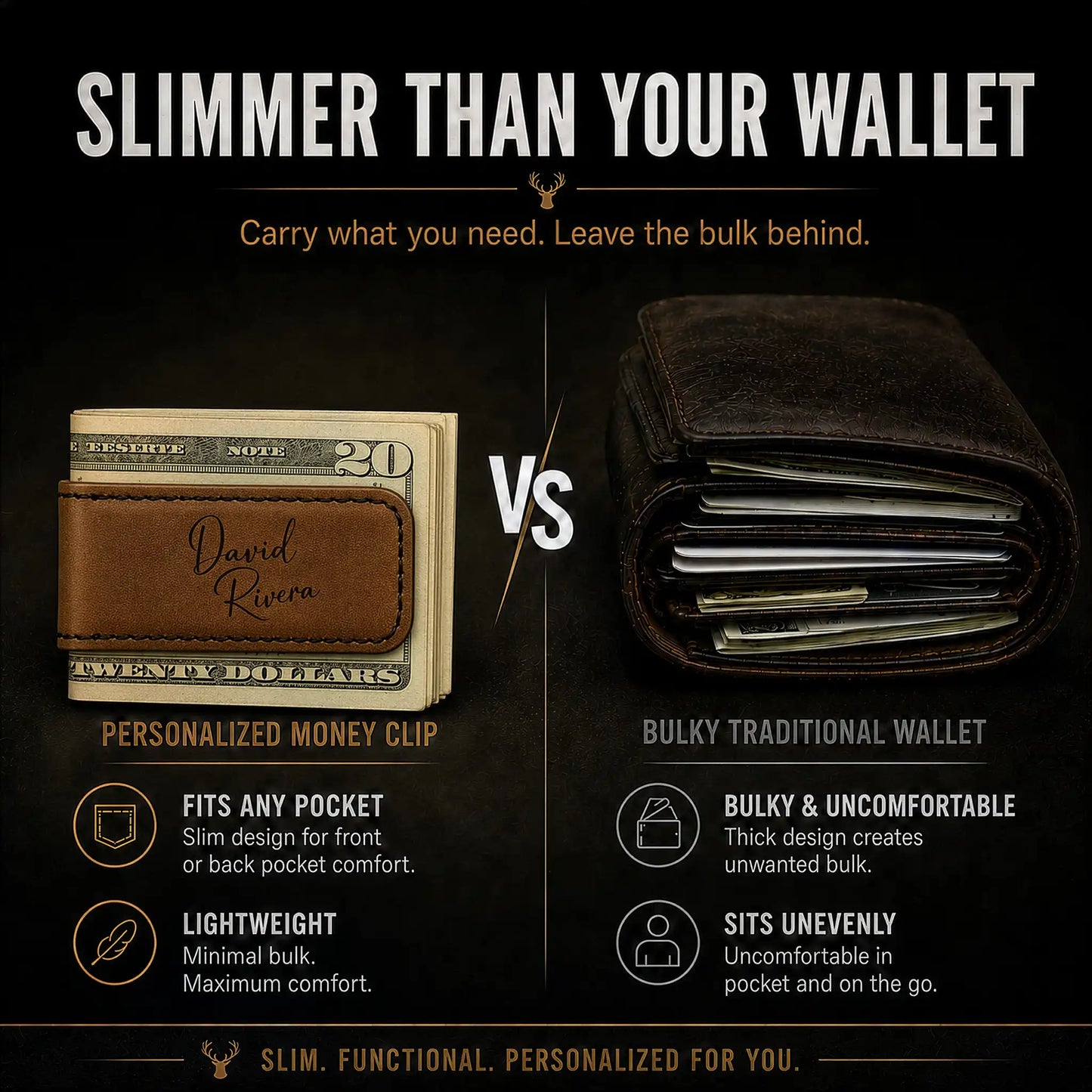Personalized Money Clip With Name