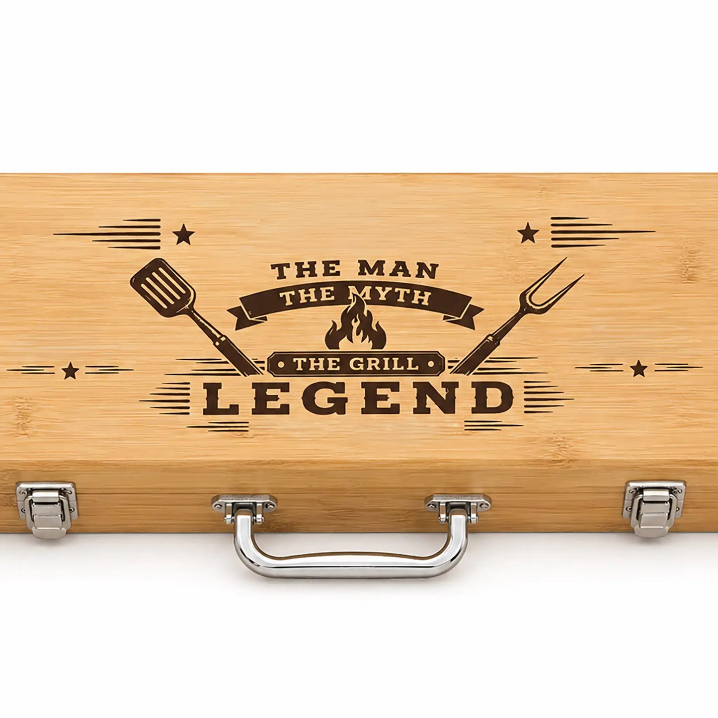 Personalized Dad BBQ Set, The Man, The Myth, The Grill Legend
