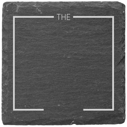 Personalized Family Name Slate Coasters