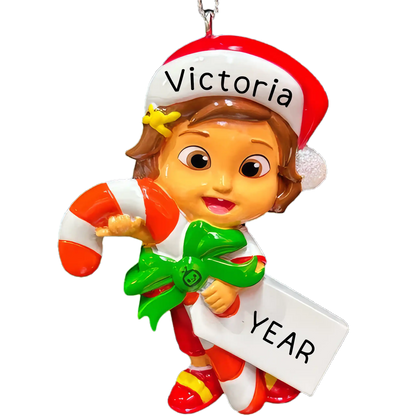 Cocomelon Nina Christmas Ornament