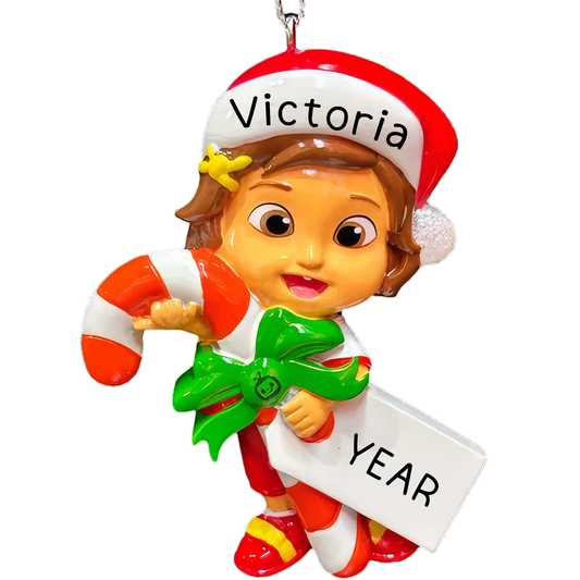 Cocomelon Nina Christmas Ornament