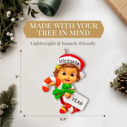 Cocomelon Nina Christmas Ornament