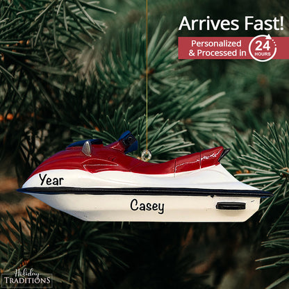 Jet Ski 3D Christmas Ornament