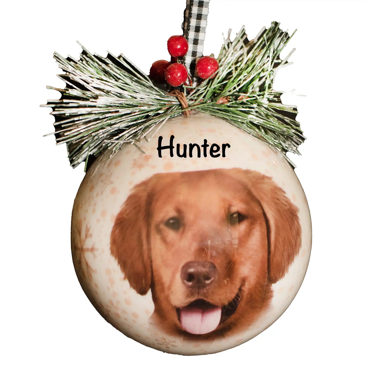 Golden Retriever Christmas Ornament