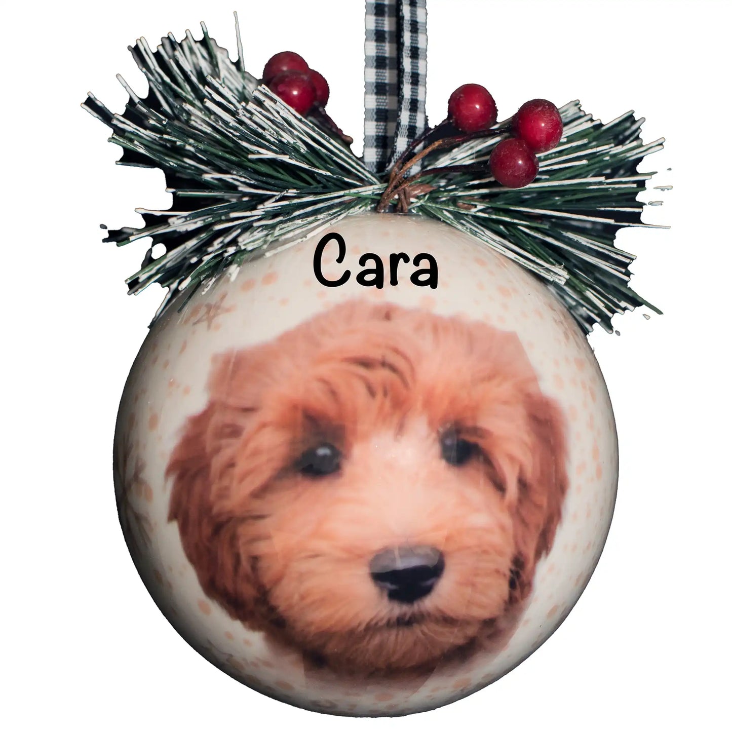 Labradoodle Christmas Ornament