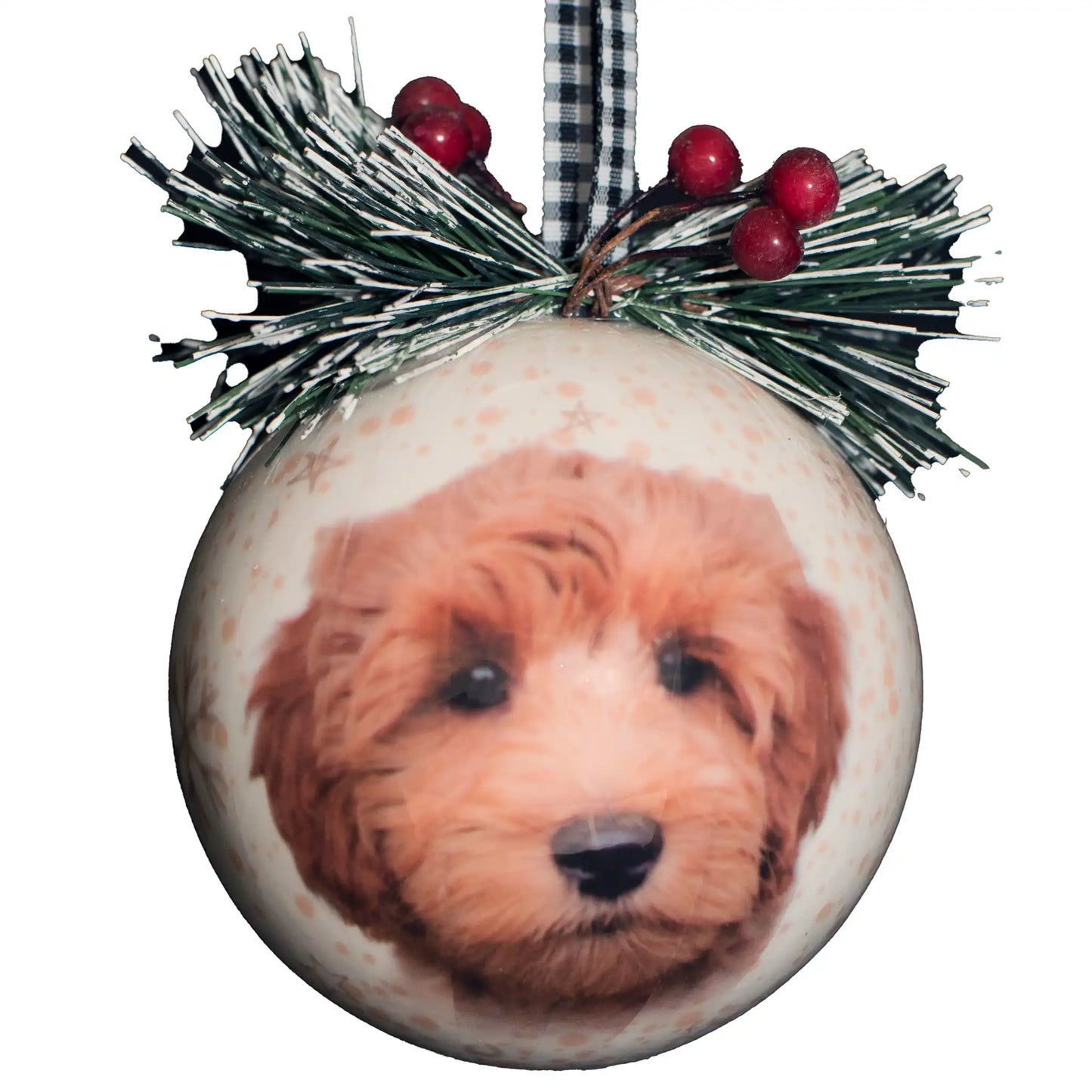 Labradoodle Christmas Ornament