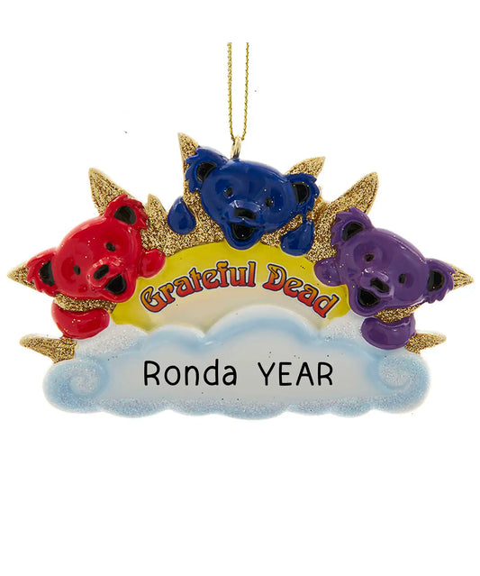 Grateful Dead Bears Christmas Ornament