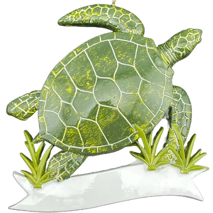 Sea Turtle Christmas Ornament