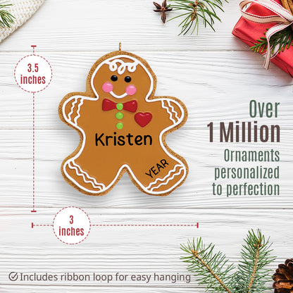 Gingerbread Man Christmas Ornament