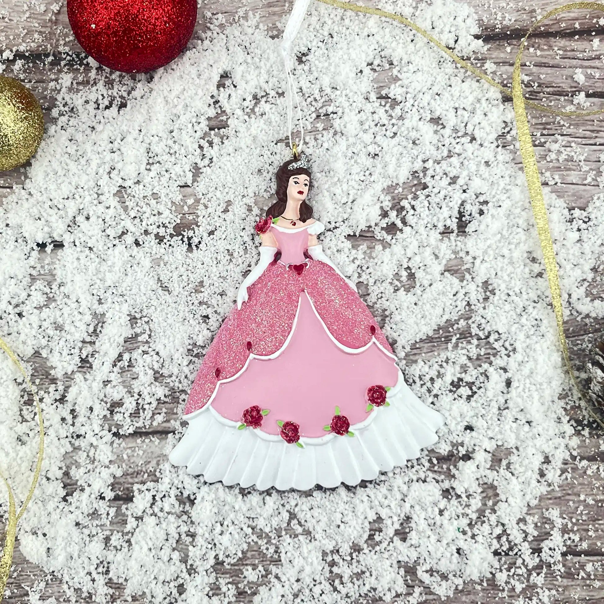 Personalized Princess Christmas Ornament Personalized Princess Christmas Ornament