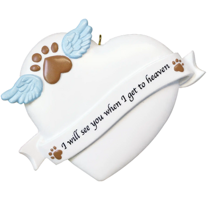 Pet Memorial Christmas Ornament