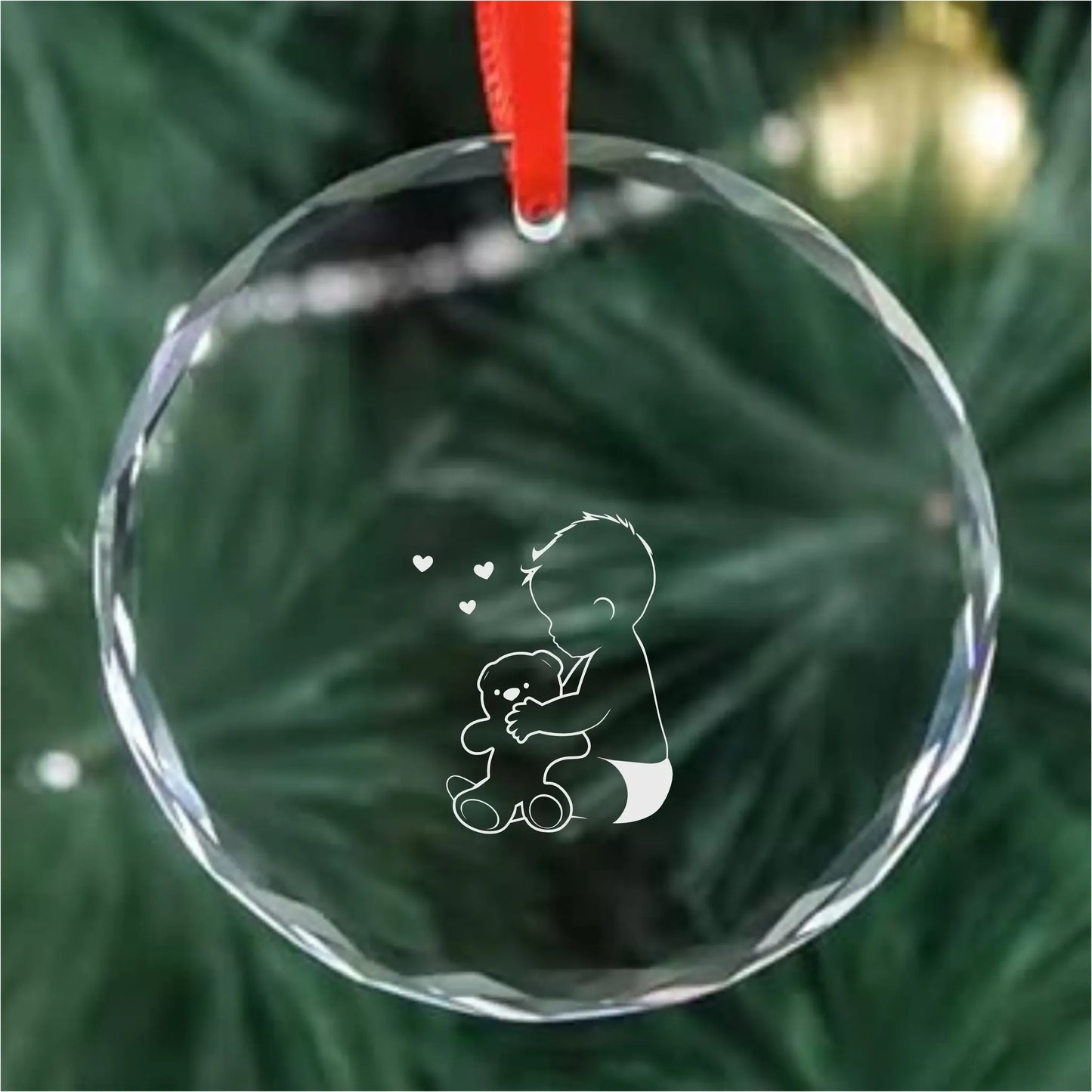 Baby's First Personalized Christmas Ornament - Baby Figure